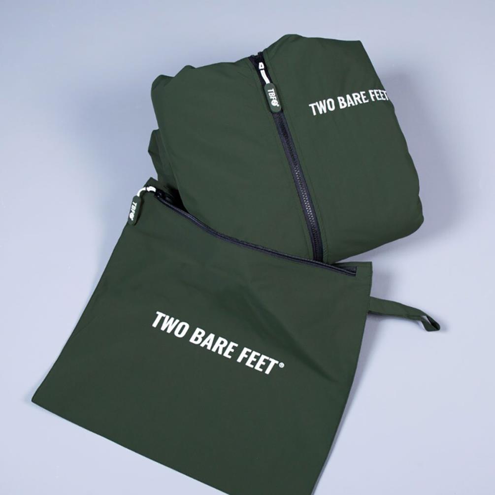 Two Bare Feet Kids Weatherproof Packable Changing Robe & Travel Bag - Forest Green / Forest Green Extra Image 4